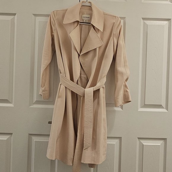 Club Monaco Elila Soft Trench XS Pale Pink - Picture 1 of 6